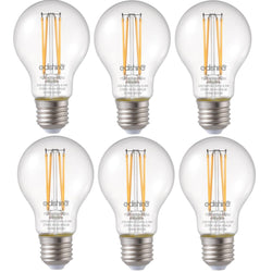 EDISHINE 6 Pack E27 Dimmable LED Edison Bulbs,