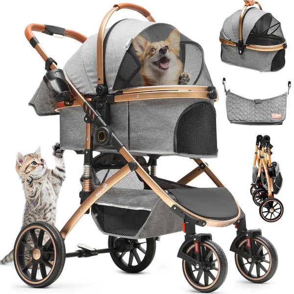 YITAHOME Pet Stroller 3-in-1