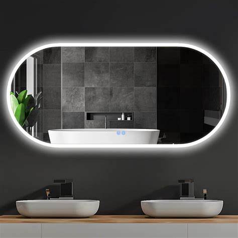 Oval LED Bathroom Mirror